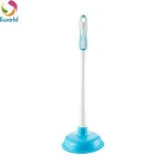 Custom Design Easy Operate Colorful Plastic Rubber Toilet Plunger