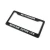 Import Custom Design Raised Plastic Car License Plate Frames Number Plate Holder Wholesale License Plate Cover from China