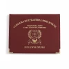 Custom High Quality A4 A5 B5 Pu Genuine Leather Diploma Certificate File Folder/Certificate Holder