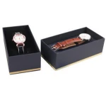 Custom Logo Durable Presentation Watch Gift Box Case Cardboard Luxury Watch Box Packaging