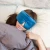 Import Custom Logo Over Size Adjustable Band 100% Silk Sleep Mask  3D Weighted Sleep Mask Silk from China