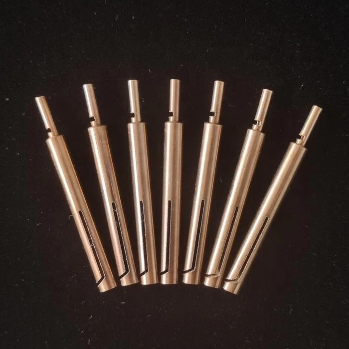 Custom Machined Constantan Copper Contact Pins for Thermocouplers