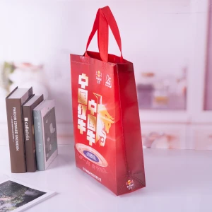 Custom-made color printing non-woven shopping bag reusable PP non-woven coated tote bag