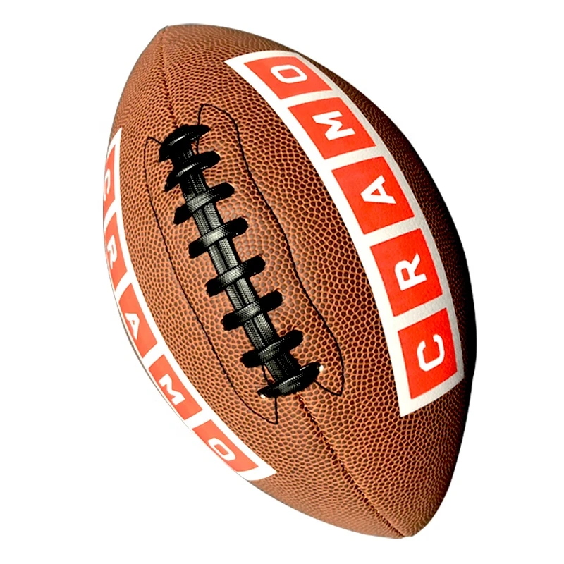 custom microfiber leather American football official game football  F9 soccer ball