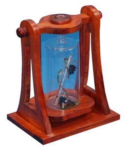 custom Painted Technique Wooden hourglass Sand Timer wholesale for 30 second