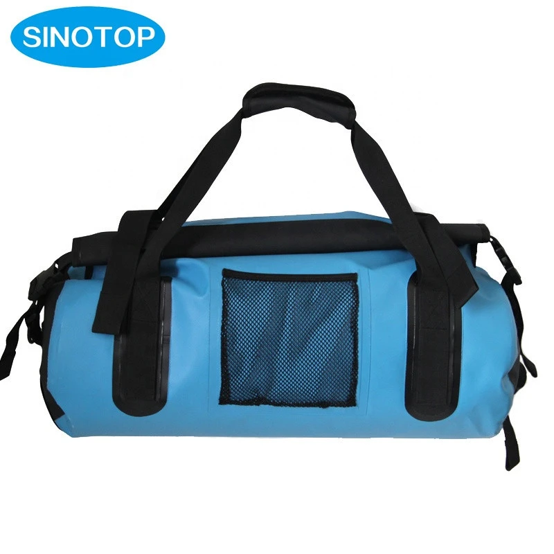 Custom print 40L men travel waterproof bag logo high quality large capacity blue luggage bag travel luggage bags on sale