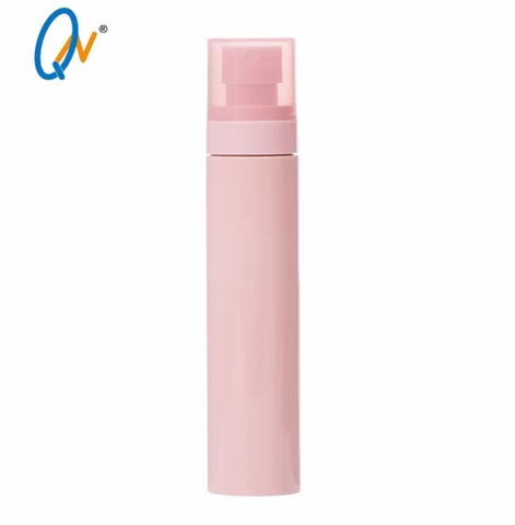 Custom prints wholesale plastic bottle glossy/ matte pink color cosmetic bottle for mist spray bottles containers and packaging
