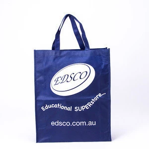 Custom Promotional shopping tote fabric polypropylene laminated pp non woven bag