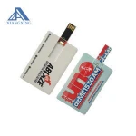 Custom your logo 4gb credit card usb flash drive , promotional business USB plastic card, 1gb to 16gb