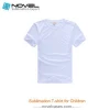 Customized Milk Silk  Polyester T-shirt For Sublimation Printing