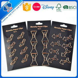 Customized shape paper clip Stock paper clip