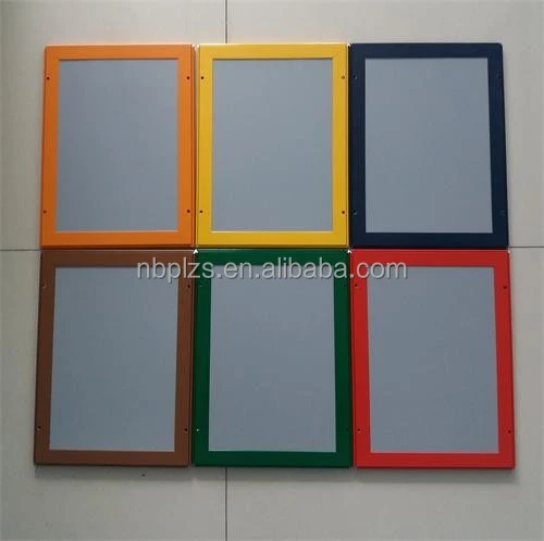 Customized sizes,aluminum snap frame,colorful clip frame 11x17,Advertising poster frames