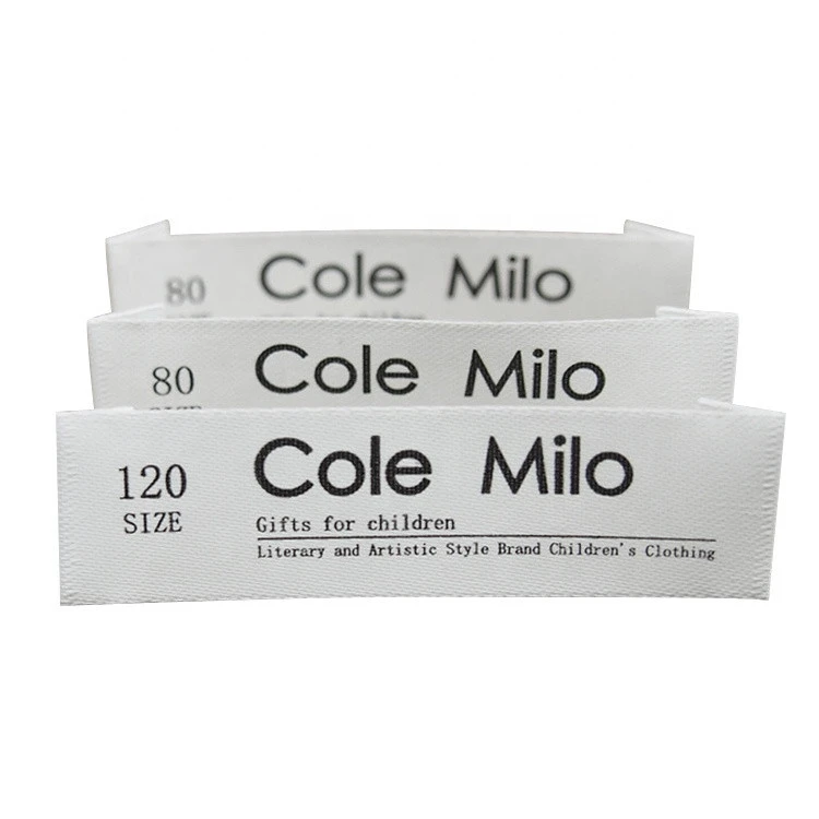 Customized t shirts tags Textile Surface Printing Label thermal transfer ribbon NYLON 30MM*200M wash paper care label