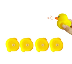Cute Mini Rubber Squeaker  Ducks Baby Bath Shower Toy/Birthday Party Favors