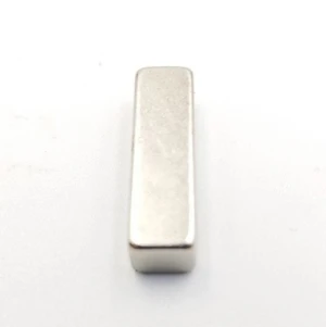 D20x6x6mm neodymium magnets n42  block shape with bright silver coating