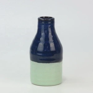 Decorative home goods blue porcelain chinese vase for promotion