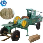 Dedicated Grass Straw Compactor Silage Baling Press Machine Silage Round Baler
