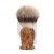 Import Deep Black Wood Handle Badger Hair Shaving Brush for Men Beard Shaving Brush Wooden Bristles from China