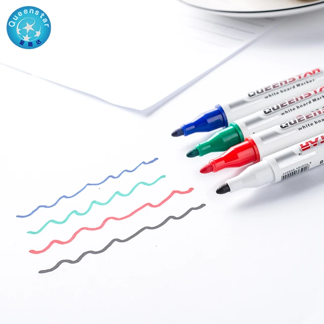 Designer Multicolor Double Headed Erasable  Whiteboard Marker Pen