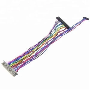 DF13 Lvds flat cable assembly wiring harness for braiding machine