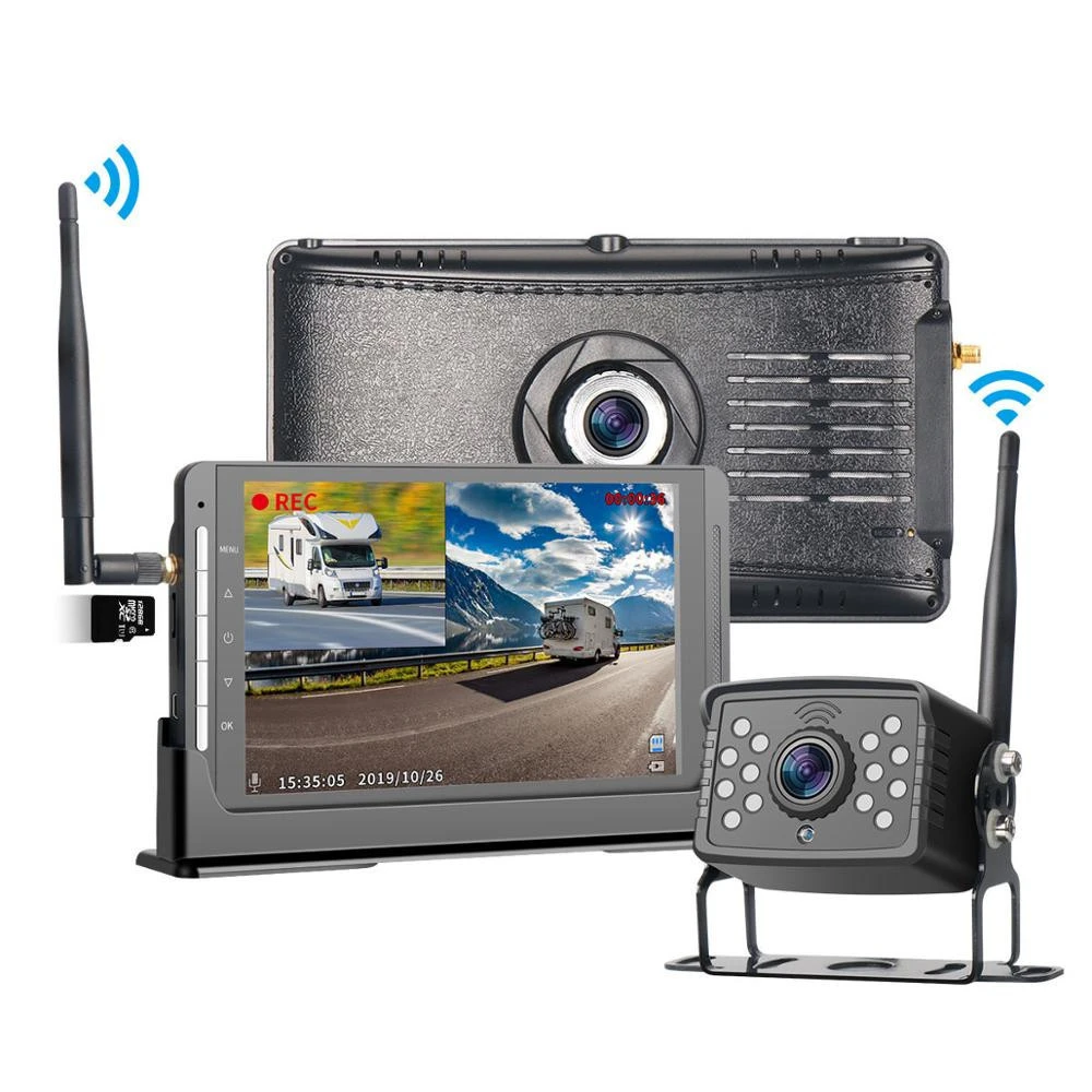 Digital wireless View Monitor Car Screen Auto Radar Rear Wireless Front View Monitor Parking Camera car reversing aid