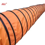 DIN4102 B1 customized 90 degree bend steel wire spiral turning ventilation duct for air in