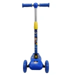 Disney Mickey Mouse 2020 PU LED Wheel Kick Toy Scooter Folding Adjustable Children Foot Scooter For Kids