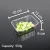 Import disposable transparent plastic fruit and vegetable packing tray from China