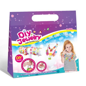 DIY Beads Jewelry Design Set Toy Educational Toy Kit 2020 Shantou Kids Educational Diy Toy Kit Pop Arty Beads For Girls