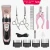 Import dog pet shaver trimmer set  grooming clipper clippers kit hair low noise for dogs from China