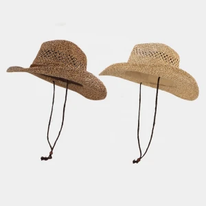Dongkuan Wholesale Summer Panama Straw Hat High Grade Custom logo Men Fedora Hats