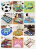 Dotcom Round Learning Educational Foldable Soft Fun  Activity Puzzle Baby Play Mat