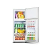 Double door mini refrigerator, double door fridge