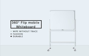 double side magnetic whiteboard with white board stand