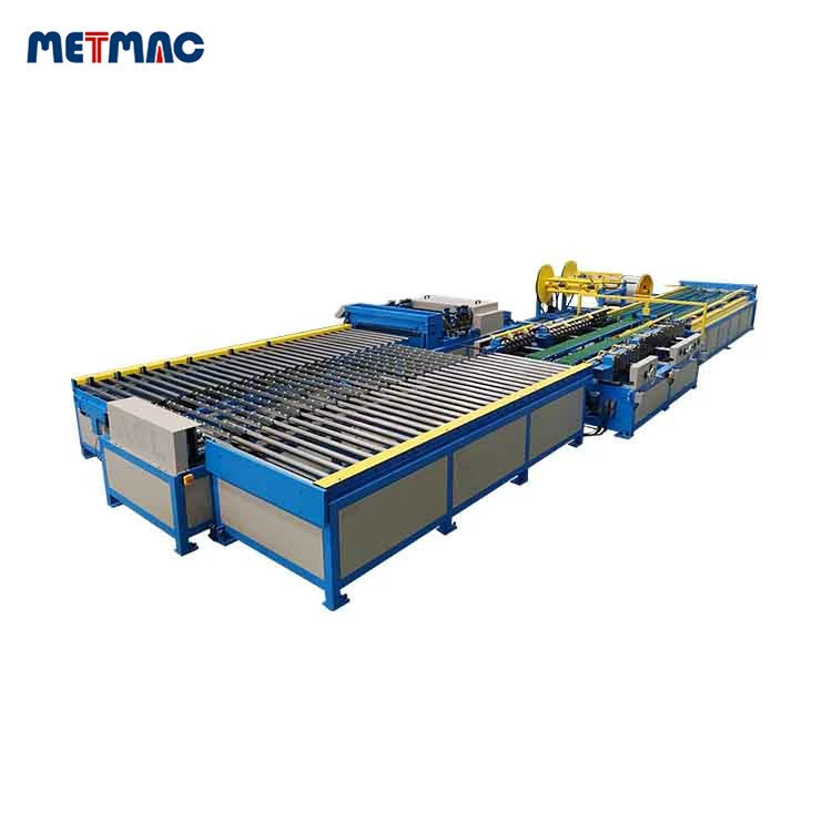 Duct pipe production machine line