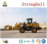 dumping height fork grass machine ZL26 Hydraulic joystick control 4WD electric wheel loader/front end loader/quick hitch