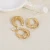 Import E12123 Manufacturer Hot Sale Big Circle Earring ,Elegant Gold Plated Earring Jewelry from China