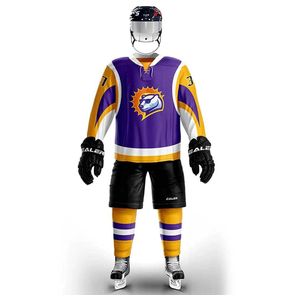 Ealer custom sublimated ice hockey jerseys