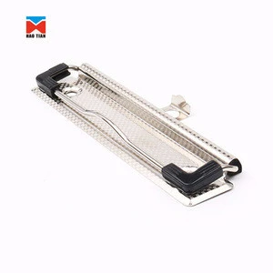 Easy installation metal office clipboard clips for file folder