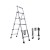 Import Easy Portable Aluminium Multipurpose Compact Folding Step Ladder from China