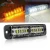 Import ECE R10 red white dual color Led traffic emergency warning grille flashing police grill strobe lights from China