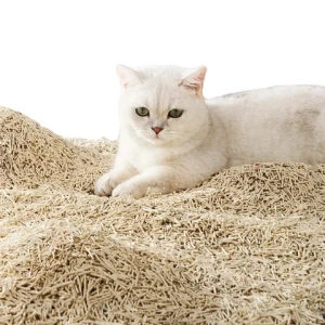 Eco-Friendly High Click  Straw Pellet  Cat Litter Hard Clumping High Water Absorption Several Scented Odor Lock Cat Sand