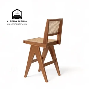 Eco-friendly materials Rattan  Bar chair with  kitchen bar  high chairs