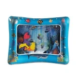 Eco-friendly pvc baby water mat inflatable air play mat,inflatable baby splash play mat