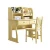 Import Eco-friendly solid pine wood furniture desk computer standing children writing desk from China