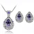Import Ecossa New Edition Fashion Jewelry 2018 Alloy Necklace And Earring Jewelry Set from China