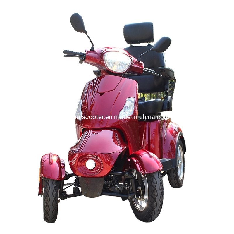 EEC Approved Four Wheel Mobility Scooter with Rear Biger Basket (ES-033)