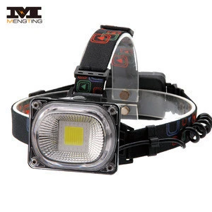 Electric Bicycle Outdoor Fishing Rechargeable Battery Power Cob Smd Flashlight Caving Hunting Headlamp Led Headlight