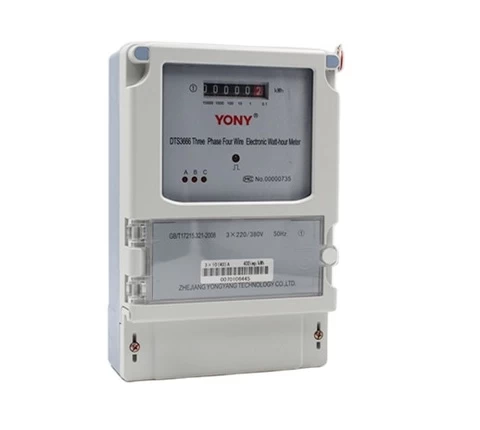 Electronic three phase Reliable Power Protection meter electric analog lcd display energy meter