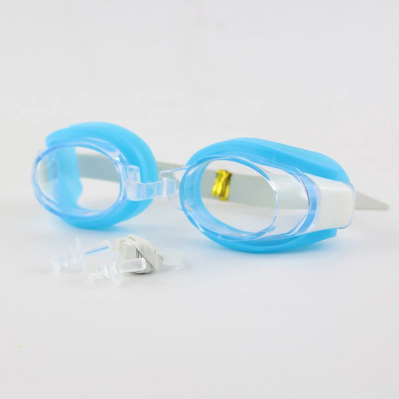 Electroplating Anti-UV Anti-fog Swimsuit Glasses Swimming Diving Adjustable Swimming Goggles Ladies Men Swimming Goggle Ear Plug